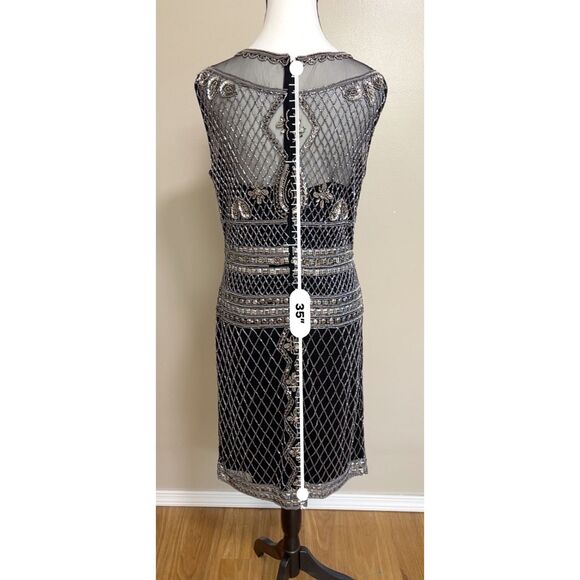 Lara beaded little black dress 33575. Size 10. - Picture 6 of 10